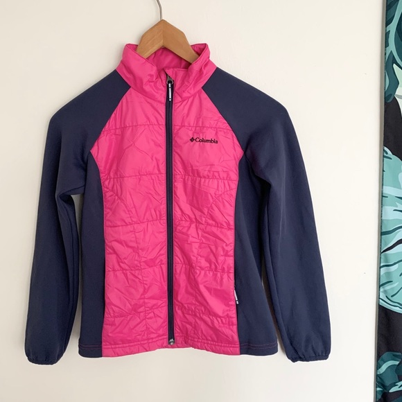 Columbia Hybrid Full Zip Jacket Sz M